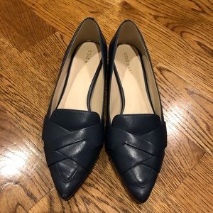 Cole Haan Navy Flats